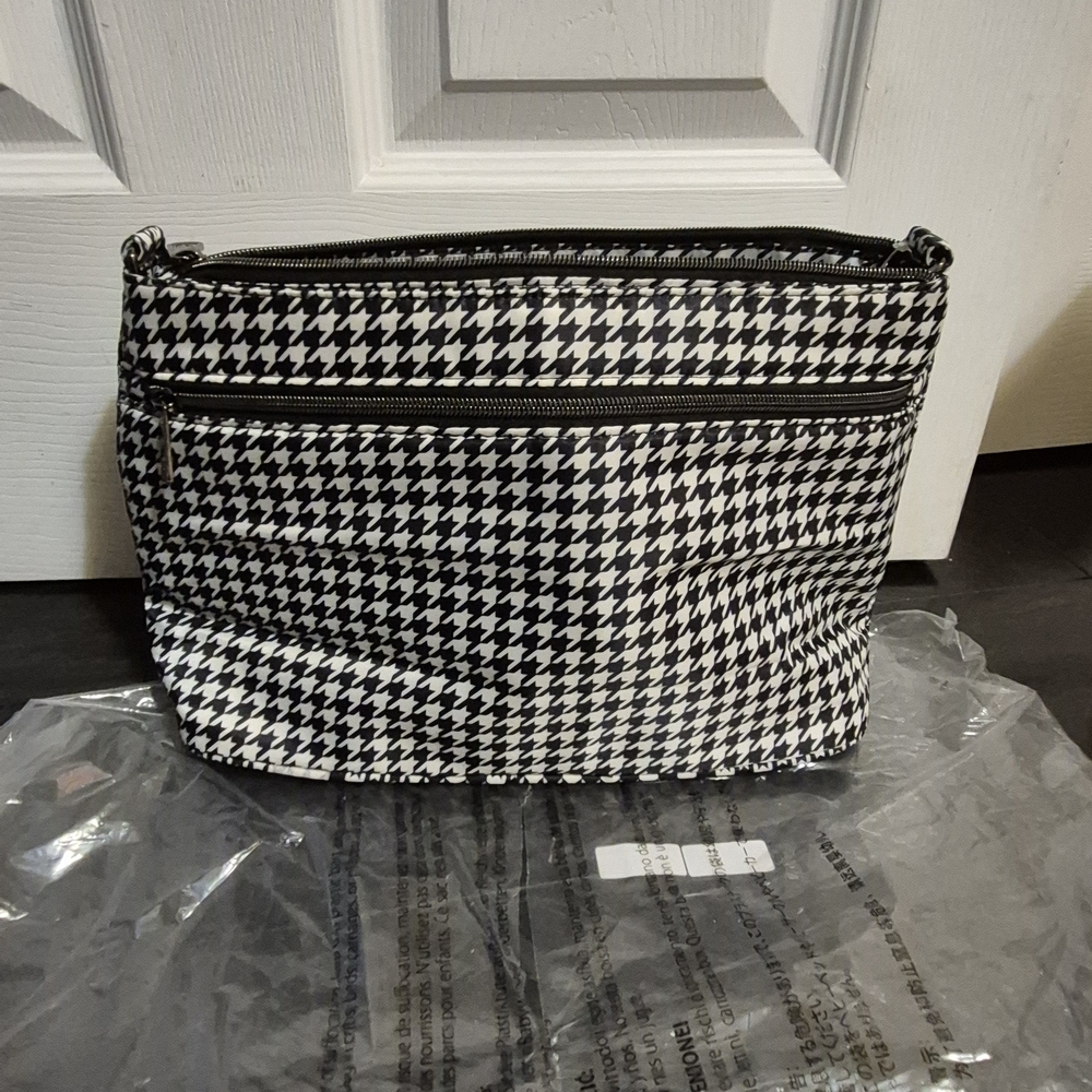 NWT Lug Samba 2 Houndstooth Crossbody Bag - Picture 2 of 8